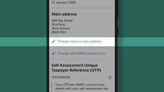 How can I update my personal details on the HMRC app?