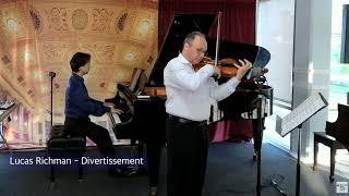 Divertissement for Violin and Piano by Lucas Richman