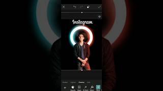 Ring Light Photo Editing In PicsArt #ringlight #picsart