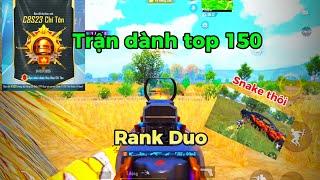 PUBG MOBILE | Trận đấu tâm sự với người lạ khi cày Rank Chí Tôn và dành top 150 | M͜͡r؄Sữa