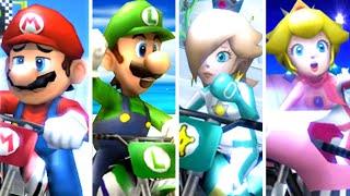 Mario Kart Wii - All Characters Lose & Win Animations