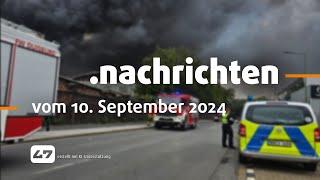 STUDIO 47 .nachrichten | 10.09.2024 | GROSSBRAND BEI GRILLO IN MARXLOH: RAUCHSÄULE IM NORDEN