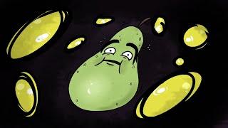 Pear Wiggling Cartoon