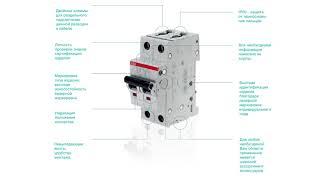 ABB S201 C6  - 1 полюсный автоматический выключатель (2CDS251001R0064) 0+