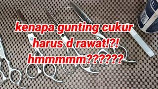 cara merawat gunting cukur agar tetap tajam buat pemula