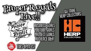 Ball Pythons: YouTube, Business, and Breeding - The Goals Episode - w/ HERP COLLECTORS