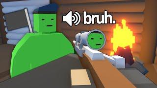 LIVING INSIDE THE ENEMY BASE (Unturned)