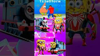 Spongebob Squrepants  Patrick Bro Hacker  Cho Cho Charles ⏩ Tiles Hop #coffindance #shorts