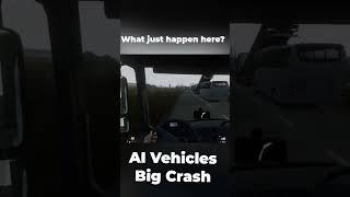 What just happen here? |AI Vehicles Big Crash in toe3#mercedes#trending#ytshortsindia