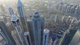 Dubai Palm Jumeirah / Dubai Marina DJI Phantom 3 & Timelapse 4K UHD