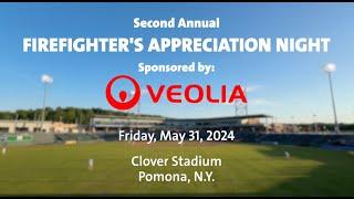 Firefighter's Appreciation Night sponsored by Veolia