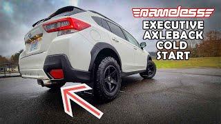 Nameless Executive Axleback Exhaust Cold Start: Subaru Crosstrek (2.0 Premium)