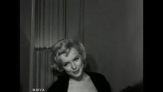 Footage of Marilyn Monroe in NYC 1956 - "I'm Going To Retire To Brooklyn" Radio  Interview 1955