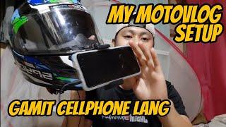 HOW TO MOTOVLOG? MY SETUP | USING MOBILE PHONE