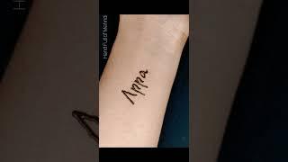 AMMA ️ APPA#trending#tattoo#mehndi#ytshorts#shorts#subscribe#song