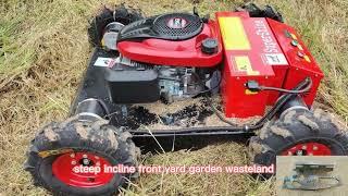 petrol all terrain self-powered dynamo remote controlled lawn mower