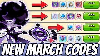 NEW MARCH CRK CODES  Redeem Now in Cookie Run Kingdom!