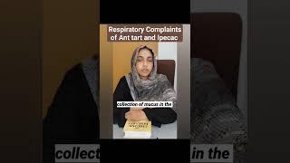 Cough and Asthma of Homoeopathic Remedies Ant tart and Ipecac