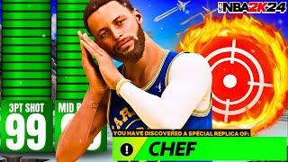 99 3PT + 99 MID RANGE 2016 STEPHEN CURRY BUILD CAN DO EVERYTHING! BEST POINT GUARD BUILD IN NBA2K24