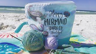 Vlog: Beach Knitting and Yarn Shop!