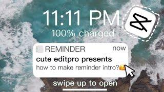 IOS Reminder Intro Tutorial Using CAPCUT, PICSART, PHONTO app