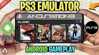  ANDSTATION PS3 EMULATOR FOR ANDROID GAMEPLAY TEST! PLAY PS3 ON MOBILE!