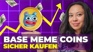 Wie kauft man BASE Meme Coins 2024 sicher als Krypto Anfänger? #memecoins #kryptoinvestieren