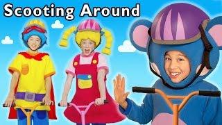 Scooting Around + More | Fun Day Out | Mother Goose Club Phonics Songs