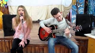 Лоя - Розы тёмно-алые acoustic cover by Lilia Shevchenko and Sergei Lashkov