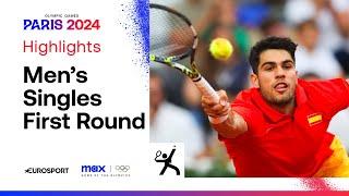 Carlos Alcaraz vs Hady Habib | Singles First Round Highlights | Paris 2024 Olympics | #Paris2024