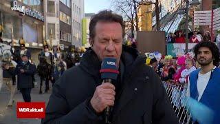 Kamelle- Reporter bekommt auf Fresse - Kölner Karneval - WDR aktuell - 03. March 2025 #news