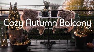 #20 How I Made Our Balcony Autumn Cozy | Slow Living in Sweden