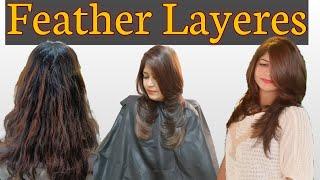 Soft Feathered Layers|Feather Layere Haircut For Long Hair|@ARichHairCraft