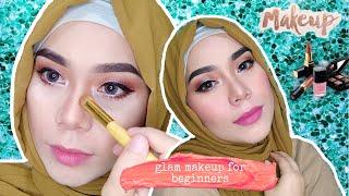 Easy Full Glam Makeup Tutorial for Beginners by Darisa Salim