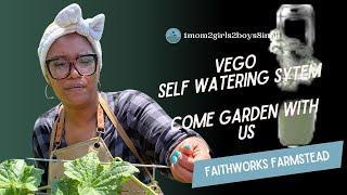 Come Work With Us In The Garden  | Vego Self Watering Rolling Tomato Planter Pot with Trellis | FWFS