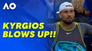 Nick Kyrgios RAGES after dropping the first Set: 2025 Australian Open | Wide World of Sports