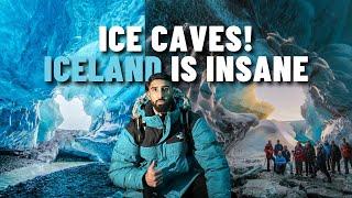 Exploring Crystal ICE CAVE in ICELAND!