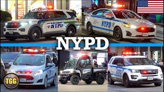[New York] NYPD Police Cars With Lights & Siren! (Collection)