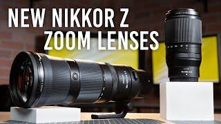 NEW Nikon NIKKOR Z 180-600 f/5.6-6.3 and 70-180 f/2.8 Lenses!