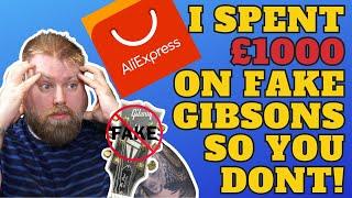 Can You Make A FAKE Gibson As Good As The Real Deal? Ali Express CHIBSON!