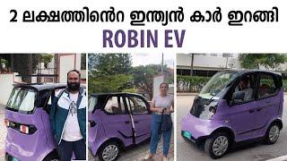 INDIAN Electric car for 2 Lakh! ROBIN EV Launched