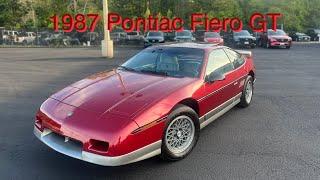 1987 Pontiac Fiero GT Startup, Walkaround and full tour!