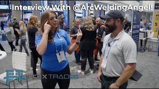 Chloe Hudson Talks Welding! @ArcWeldingAngel on Insta #fabtech