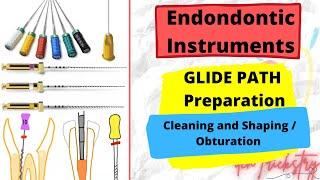 ENDODONTIC INSTRUMENTS (Glide Path Preparation / Cleaning and Shaping / Obturation) - Part 2