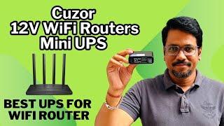 Cuzor Mini UPS unboxing & Review | The Ultimate Power Backup for 12V WiFi Routers️️