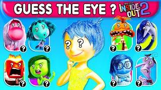  INSIDE OUT 2 Movie 2024 | Guess the EYES of the Cartoon Character by Voice