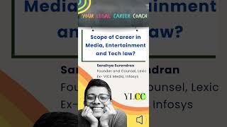 Career in Media, Entertainment and Tech Laws ft. Sandhya Surendran