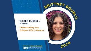 Brittney Boublil, Ph.D. - Understanding how epilepsy affects memory