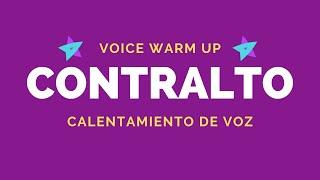 6 vocal exercises for CONTRALTO - Voice warm-up for female singers