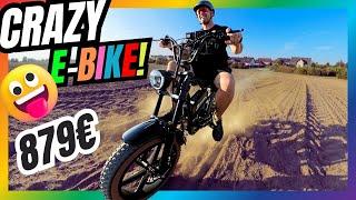 CRAZY E-BIKE für 879€  Dieses E-Bike sieht aus wie ein Moped und geht ab wie eine RAKETE  #crazy